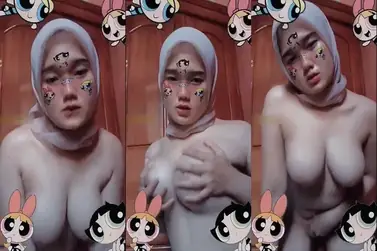 Jilbab Manja Suka Digrepe Dadanya